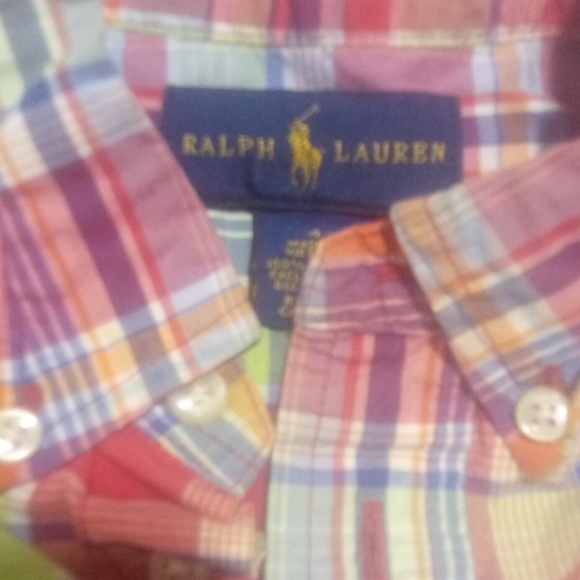 Boys Ralph Lauren button up shirt size 4 - Picture 3 of 4